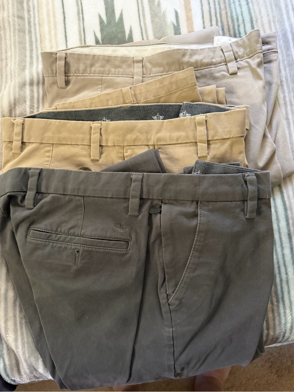 Docker’s Classic Fit - Gray, Khaki, and Beige